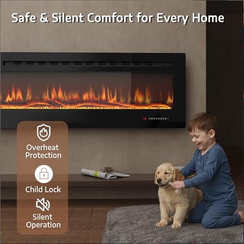 App control and flame effects on HOMTHING fireplace