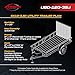 Johnson Trailer Parts 5x10 Utility Trailer Plans, 3,500 lb Capacity, DIY Blueprints, Step-by-Step Instructions, U60-120-35J