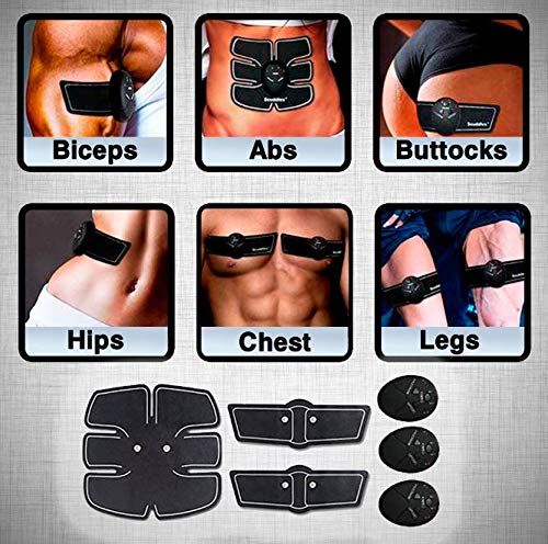 51nAtyZcb0L Abs Trainer Muscle Stimulator Ems Muscle Stimulator Abs for Stomach Toner Ems Arm Shaper for Back/Arm/Leg/Abdominal… - Image 3