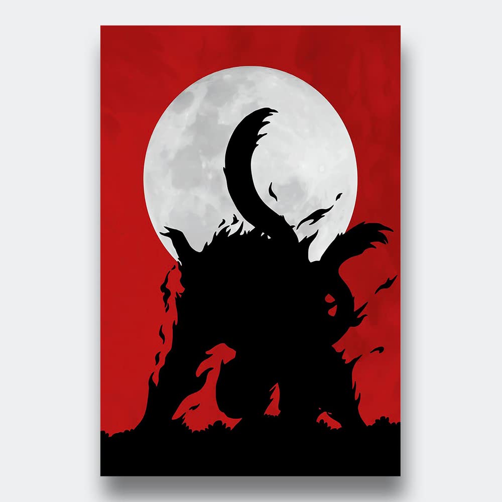 XtremeSkins Designs Print Wooden Framed Canvas Wall Art Decoration Poster (10x14 Inch) - Matatabi