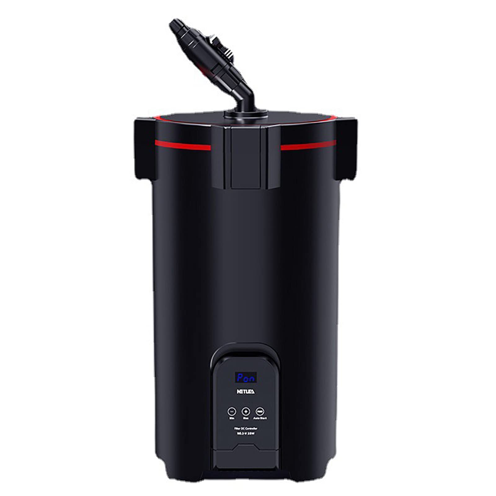 JinKeHong Filtro cilíndrico Externo, Filtro cilíndrico para Acuario de Alto Rendimiento con 1500 l/h y diseño Innovador de presión Positiva, Funcionamiento ≤30db, para peceras y acuarios