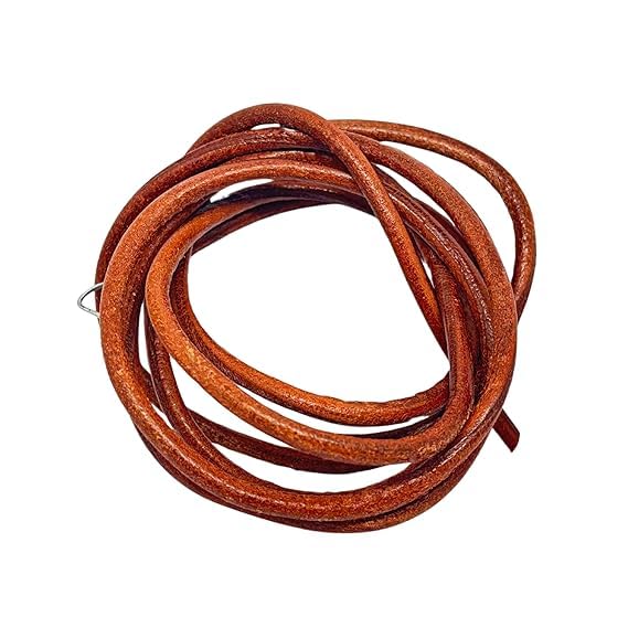 leather sewing machine belt 183 cm with metal hook | adjustable treadle belt | replacement part for singer usha merritt domestic & vintage machines