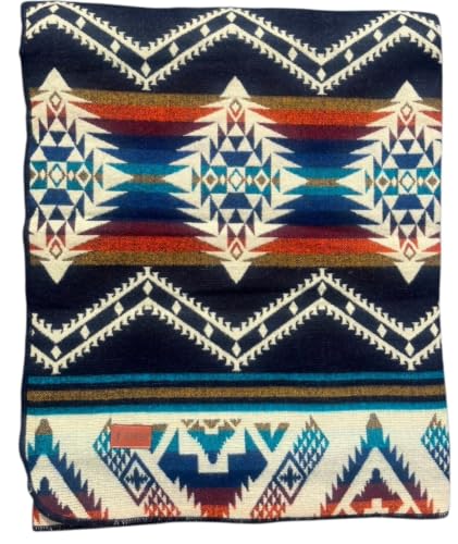 Image of Alpaca Wool Blanket, Throw 47 inch x 78 inch, Reversible 2 in 1, Thick and Ultra Soft, Hypoallergenic, Non-Itchy, Handmade in Ecuador. Premium Alpaca Wool (Blue, Throw)
