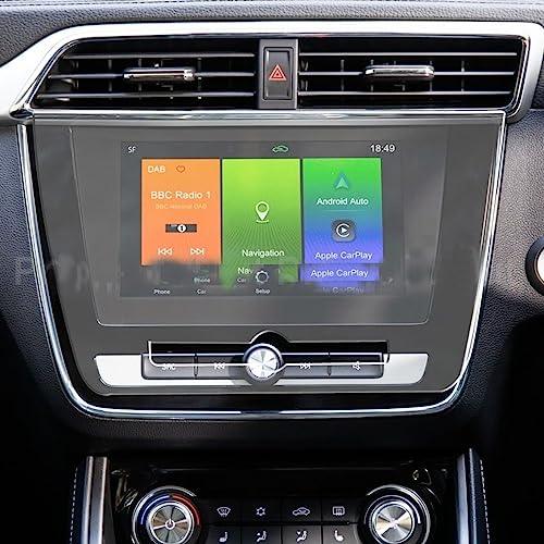 Écran de navigation MG ZS EV protégé avec ce verre 10.1 pouces