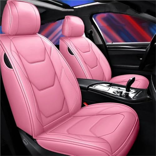 Housse siège voiture cuir rose ensemble complet Mondeo Ecosport Taurus