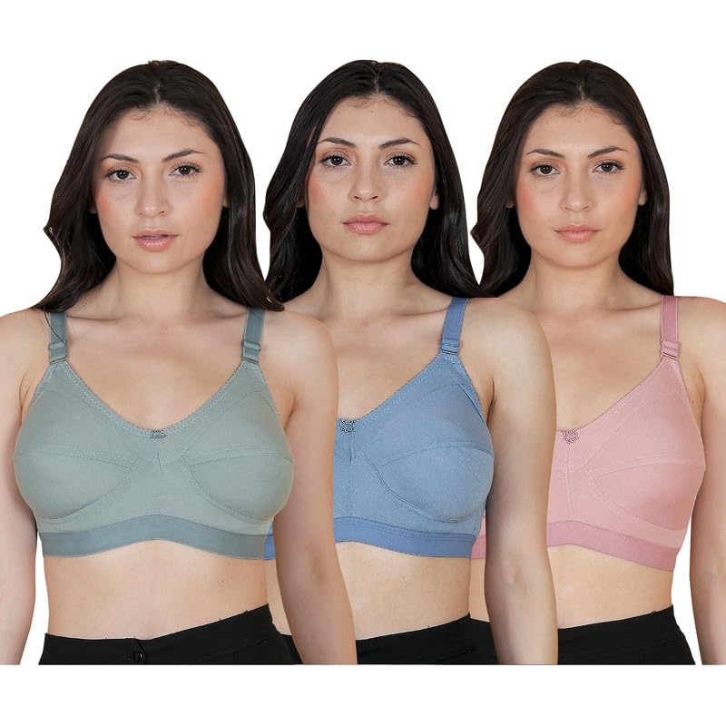 Image of SkyBeauty Premium Women's Non Padded & Lightly Padded Every Day Bra Multi-Pack