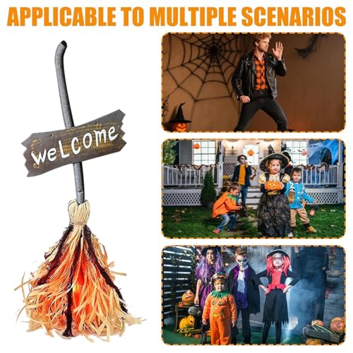 Balai volant lumineux Halloween avec effet sonore