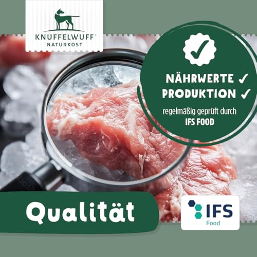 Knuffelwuff 2 x Riesen Kringel mit Hühnerfilet (ca. 225 g) | Natürlicher Snack für Starke Kaumuskeln und Zahnpflege | wiederverschliessbar | für große und kleine Hunde