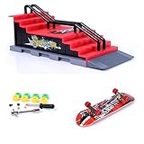 fingerboard park holz Hinweis: Das Muster des Finger-Skateboards kann variieren.