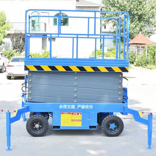 Industrial Hydraulic Scissor Lift, Electric Lift Table, Scissor Lift Platform – Heavy Duty Hydraulic Scissor Lift Platform for Construction & Warehouse