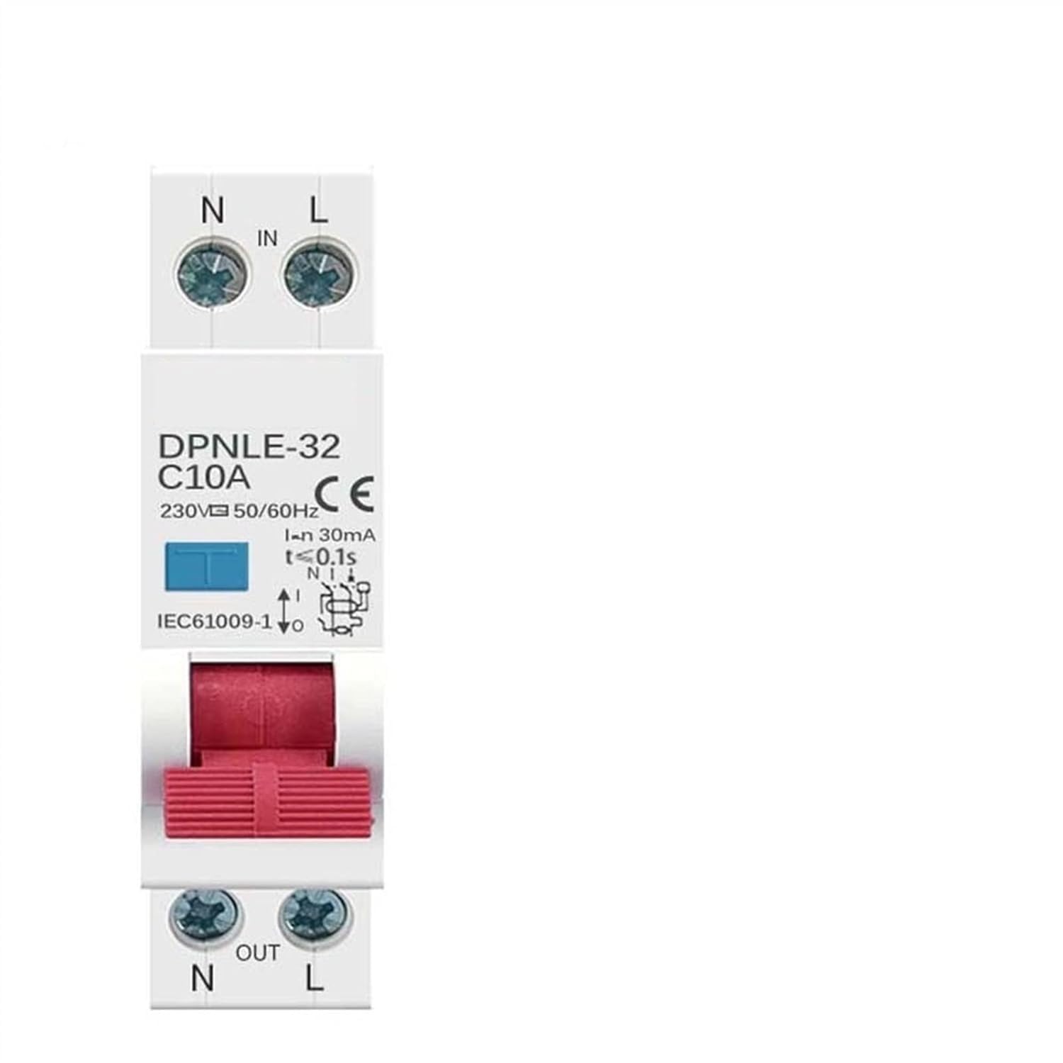 Disjoncteur 10A 230V pour stopper les coupures générales causées par une fuite de courant