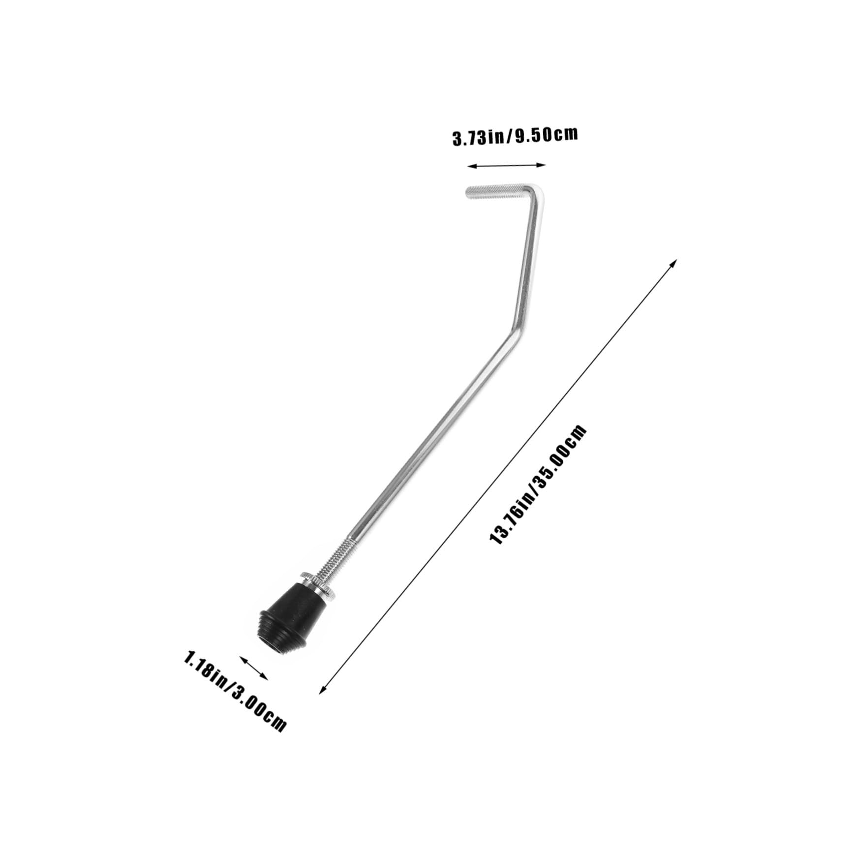 Supporto Per Tamburo Tom in Metallo 2 Pezzi, Supporto Per Strumento a Percussione Regolazione Rapida, Accessorio Stabile Per Batteristi e Performance