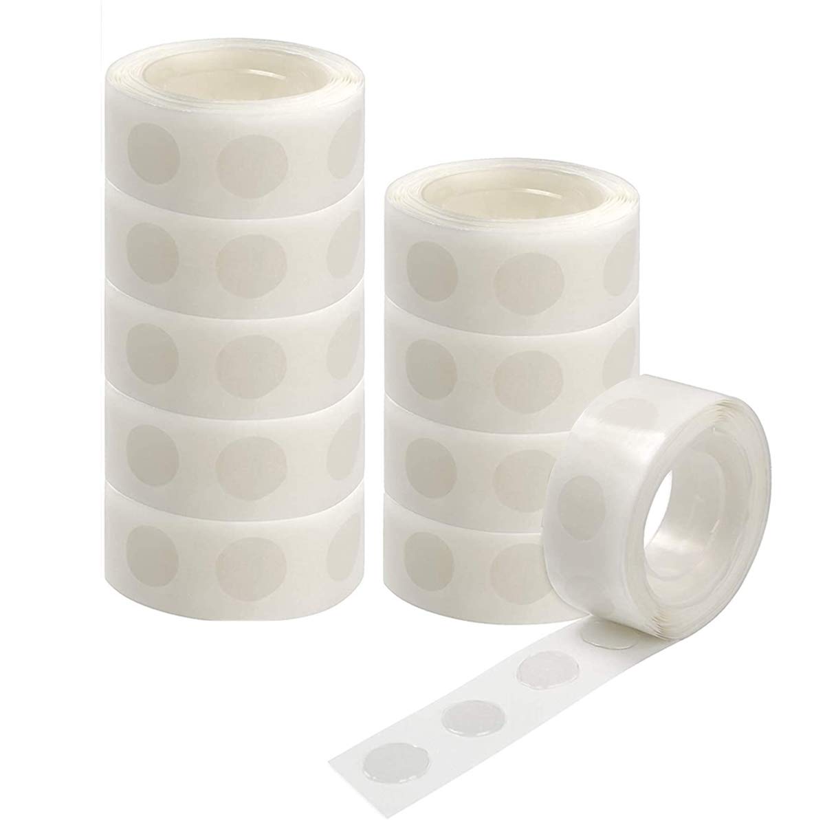 Pop The Party1000PCS (10 Rolls) Double Sided Balloon Glue for Dots Sticker Adhesive Point Tape ,for Wedding, Christmas, Birthday Party, Home Decoration