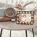 Qssfdgg Tabletop Wood Photo Frame, Black Red Green Plaid Desktop Picture Frame with Stand, Girls Teen Women Daughter Mom Gift, Home Table Decor Supplies for Living Room Bedroom (4x6 Horizontal) -13