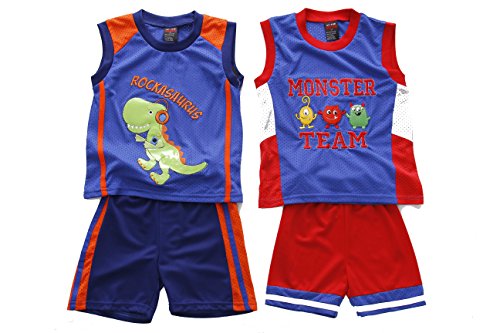 At The Buzzer 44080-4T Two Piece Short Set (Pack of 2)