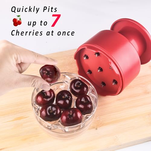Makmzoon 7-in-1 Cherry Pitter