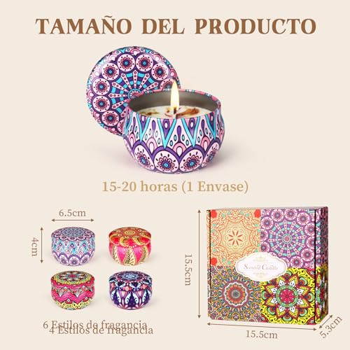 El mejor review de Velas aromáticas temática navideña Top diez. 18 Imagen adicional