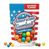 American Gumball Company Refill Gumballs 2 Pound Bag - .59 inch Small Gumballs for 1/2" Gumball Machine, Assorted Flavors