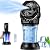 Misting Fan for Outside, 30,000mAh Rechargeable Mister Fan with Remote & RGB Lights, 2L Tank & 2 Extra Nozzles, 4 Speeds Mist Modes for Extreme Cooling Effect, Ideal for Camping, Patio, Backyard