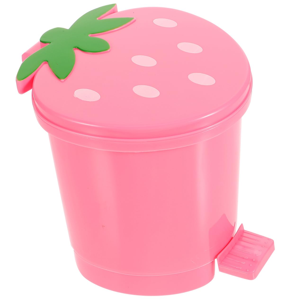 Zerodeko Pattumiera Fragola Simpatico Pattumiera Con Coperchio A Pedale Cestino Kawaii Cestino Della Carta Straccia Secchio Della Carta Straccia Per Cameretta Bambina Decorazioni Per La