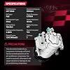 BDFHYK 158307 Compresor de A/C con embrague, compatible con Hyundai Elantra 2007-2012 2.0L, gasolina, reemplaza 157307, 89273, 6512835 6