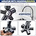 Nkiy Quen 10 in 1 ABS Faucet Aerators Removal Tool,Universal Faucet Key Aerator Remover Fits M16.5 M18.5 M21.5 M22 M24 M28,Aerators Removal Tool for Hidden Threaded Aerator and Housed Aerators