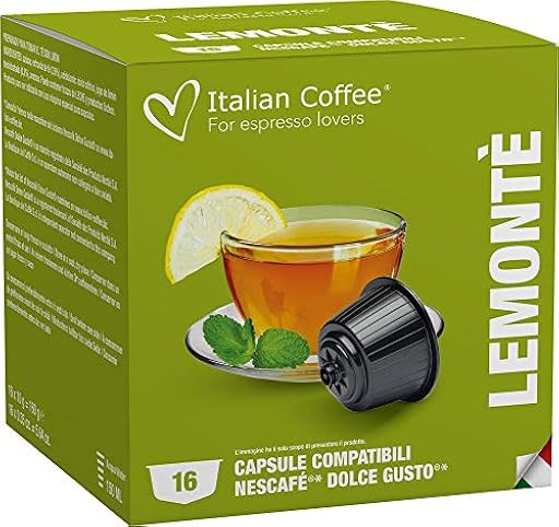 La Boutique Del Caffè Srl Té De Limón, 64 Cápsulas Compatibles Con Nescafé Dolce Gusto | Ya disponible en tu tienda friki favorita! En mundofriki.es! La Boutique Del Caffè Srl Té De Limón, 64 Cápsulas Compatibles Con Nescafé Dolce Gusto | Ya disponible en tu tienda friki favorita! En mundofriki.es!