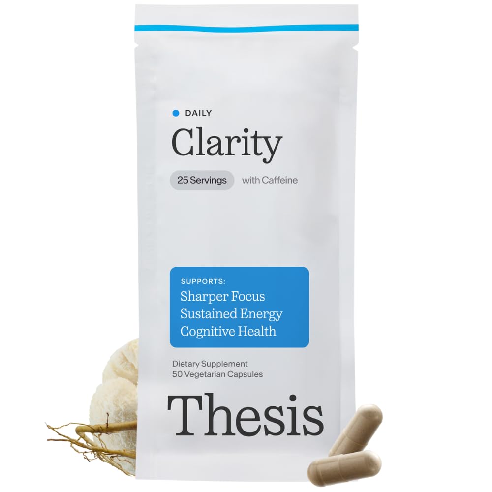 THESIS Clarity Nootropic Supplement Kit with Lion's Mane & Citicoline, 25ct — Amazon image 11