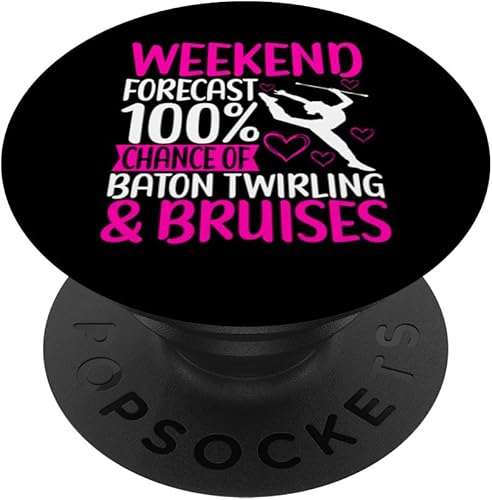 Baton Twirling Outfit Majorette Baton Twirler PopSockets Standard PopGrip