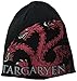 Game Of Thrones Men's Reversible Targaryen Beanie, Black, One Size