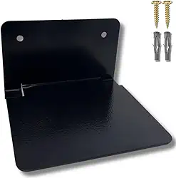 Prateleira Invisível Suporte Para Livros Efeito Flutuante Aço Resistente (Preto)