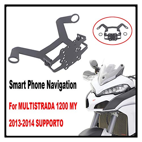 CSMDELAY Motorfiets GPS Smart Phone Navigation Mount Montagebeugel Adapterhouder voor Ducati Multistrada 1200 My 2013… - Image 3