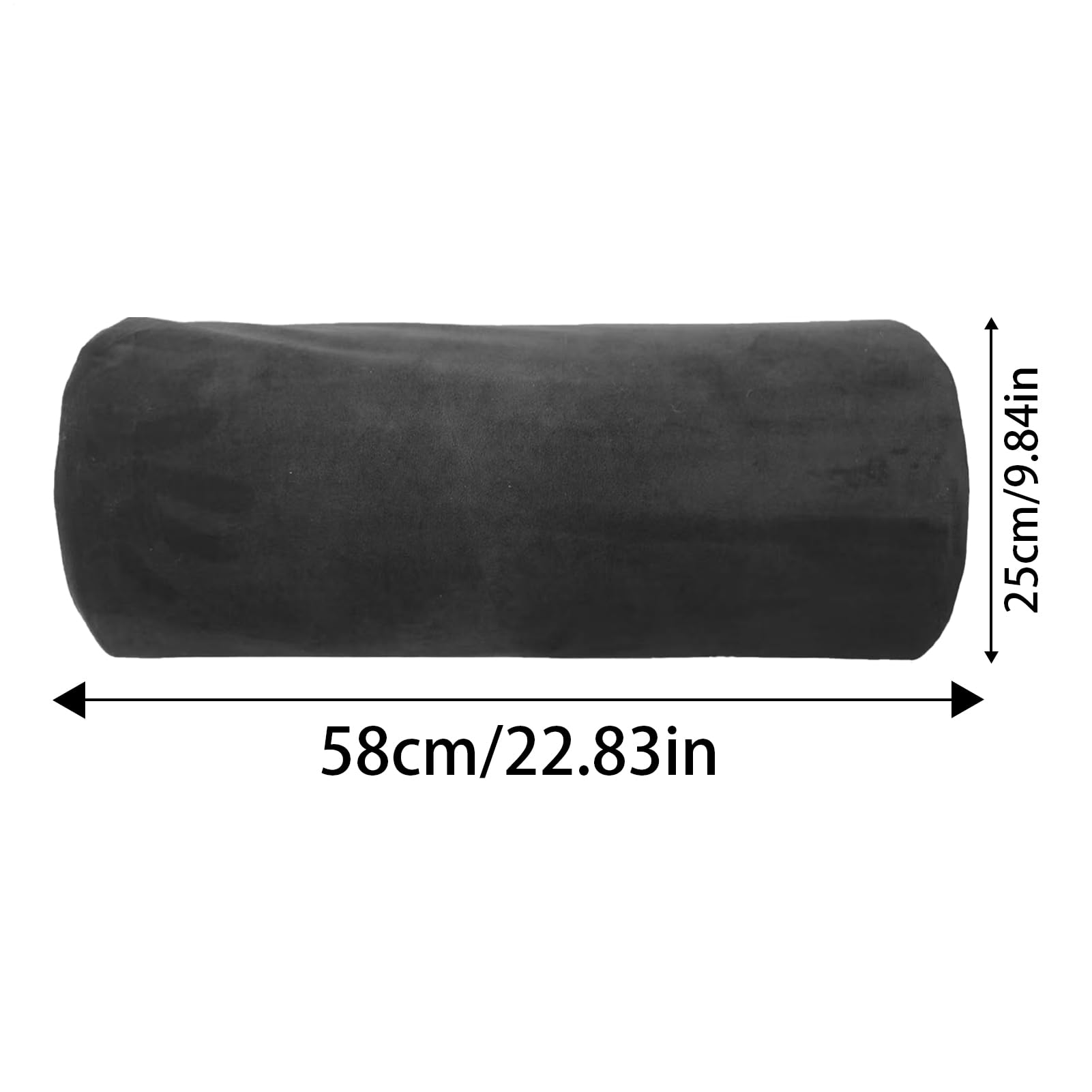 Podnóżek, poduszka pod stopy, podnóżek, 58 x 25 x 10 cm, wygodna poduszka