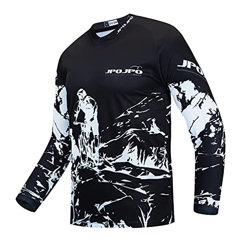 Kids Cycling Jersey Downhill Shirts 4-14 Years Girls Boys Bike MTB Child Clothing Long Sleeve Powersports Bicycle BMX Tops Cover