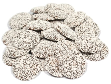 Its Delish - Mini chocolate blanco Nonpareils de 5 libras a granel Kosher Parve