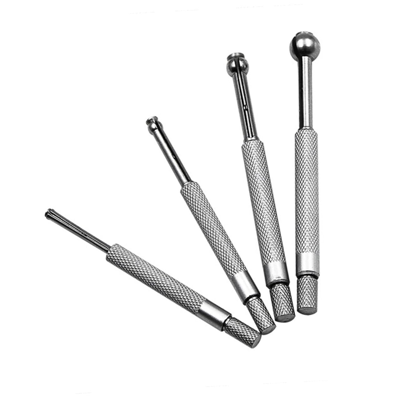 UKCOCO Jauge Interne Réglable 3-13 Mm En Acier Au Carbone 4 Pièces, Outil De Mesure Manuel De Précision Pour Trous Et Alésages Profonds