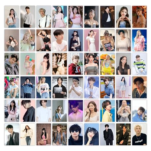 Image of SG Pack of 54 Kpop Bts Black Pink Wall Collage Kit Posters - 4 x 6 Inches Posters for Wall Decoration - Wall Art For Bedroom, Office, Living room, Dorm room