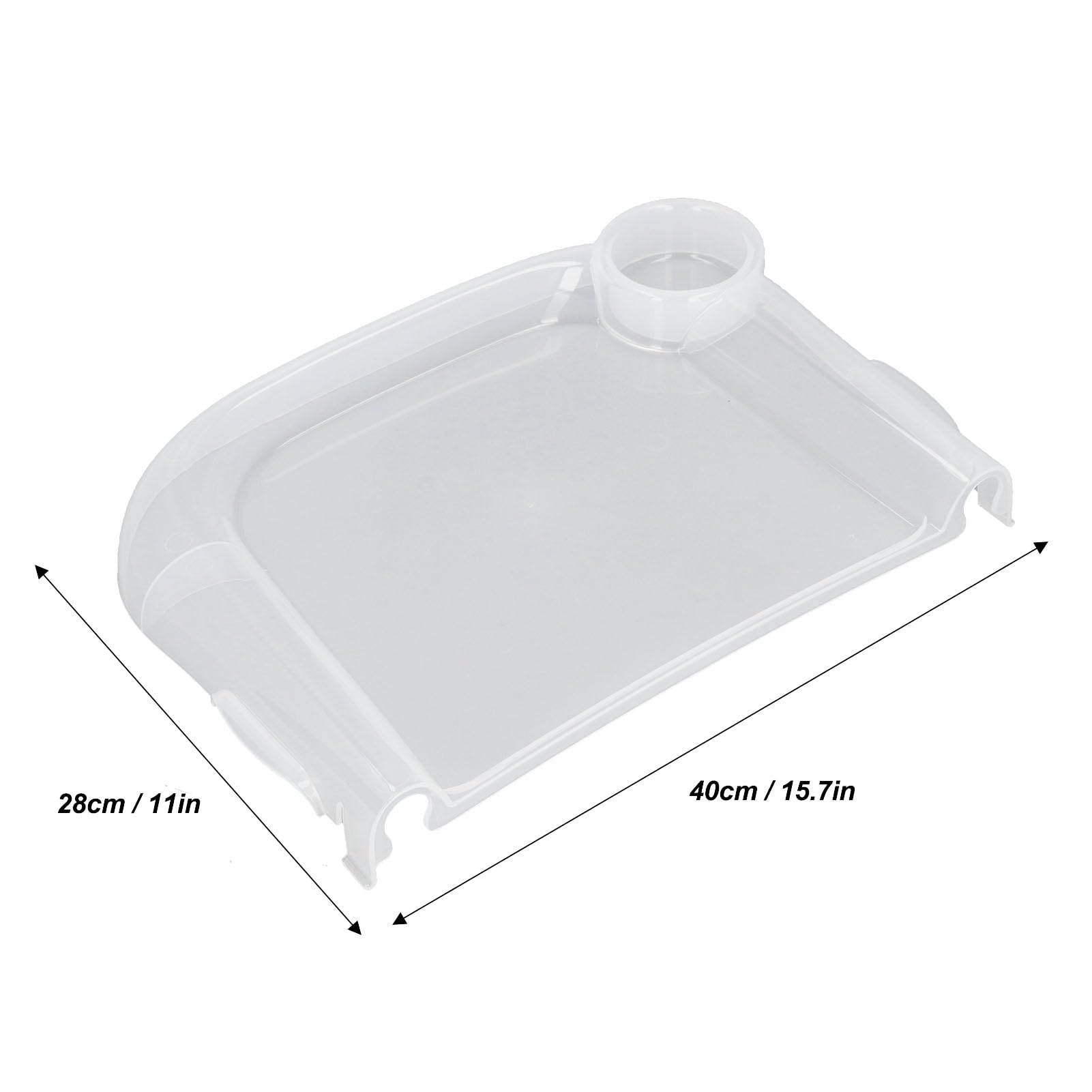 Baby Dining Tray Clip On, Fast Table Chair Tray Hook On for Toddler Highchair with Spill Collector for Home - Image 2