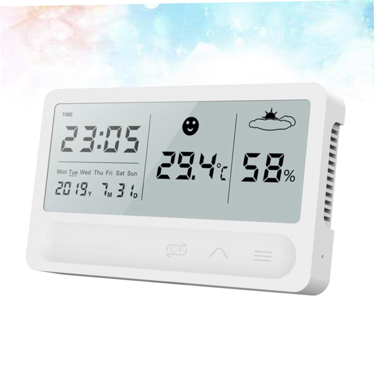 Sosoport 2 Pz misuratore di umidità termometri da interni termometro domestico termometri digitali igrometro misuratore di temperatura digitale misuratore di temperatura e umidità numero