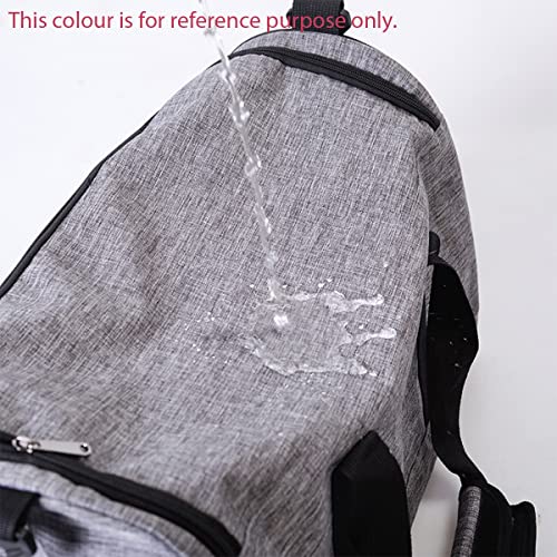 Image of Aavjo Unisex Sports Gym, Yoga, Swimming, Tennis Bag Travel Duffle Bag with Wet Pocket Shoes Compartment for Men Women (Red)