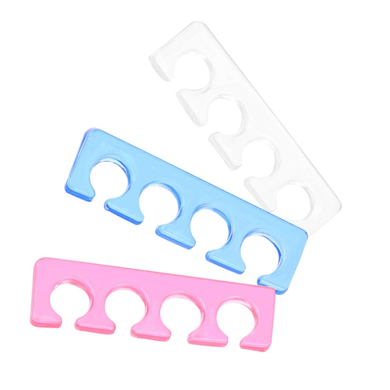 Didiseaon Toe Spacers for Nail Polish Set of 3 Nail Art Separator for Home or Salon