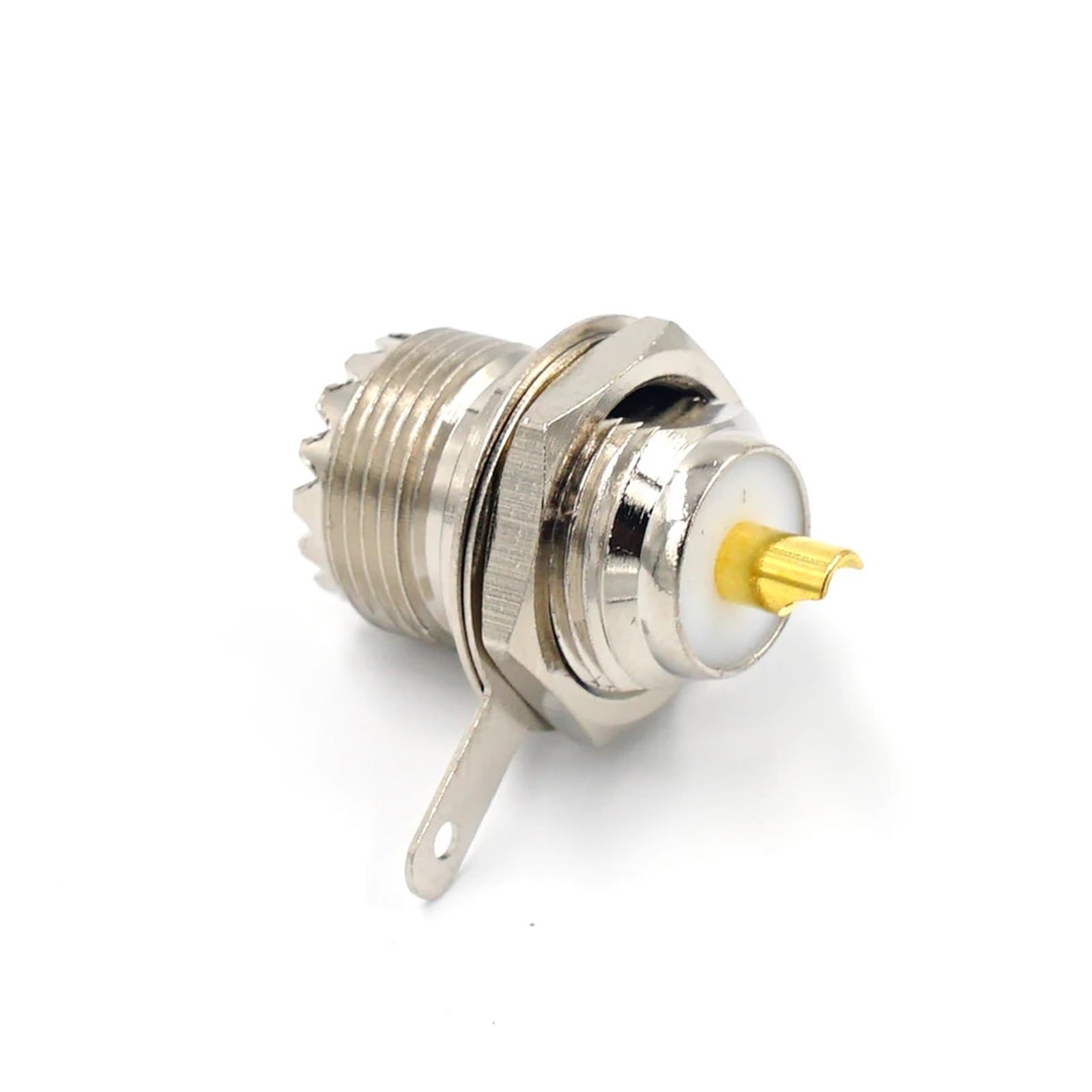 Connettore Per Saldatura Con Dado Jack Femmina UHF SO239 Da 10 Pezzi