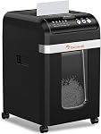 Bonsaii 200-Sheet Auto-Feed Micro Cut Paper Shredder - Heavy Duty 60 Min Run, P-4 Security, 8.1Gal(30.7L) Bin - déchiqueteuse à Papier électrique for Offices (C283-A)