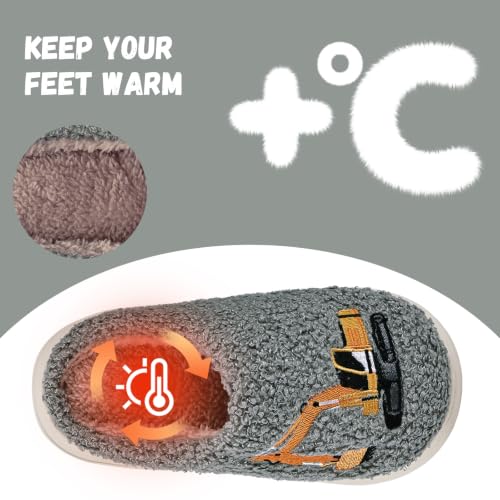 Image of IceUnicorn Kids Slippers Boys Girls Warm Winter House Slippers Big Little Kids Non-Slip Soft Plush Memory Foam Home Shoes for Indoor Outdoor