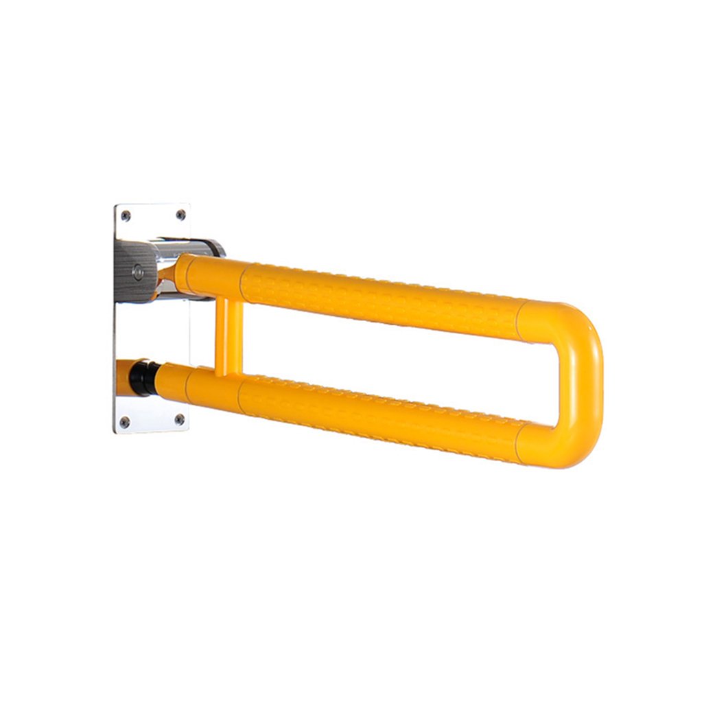 Barra de Apoyo de Acero Inoxidable 304 con Carcasa de ABS, Plegable, para Montar en la Pared, pasamanos de Seguridad para Personas Mayores o discapacitadas, Ayuda para Sujetar el i