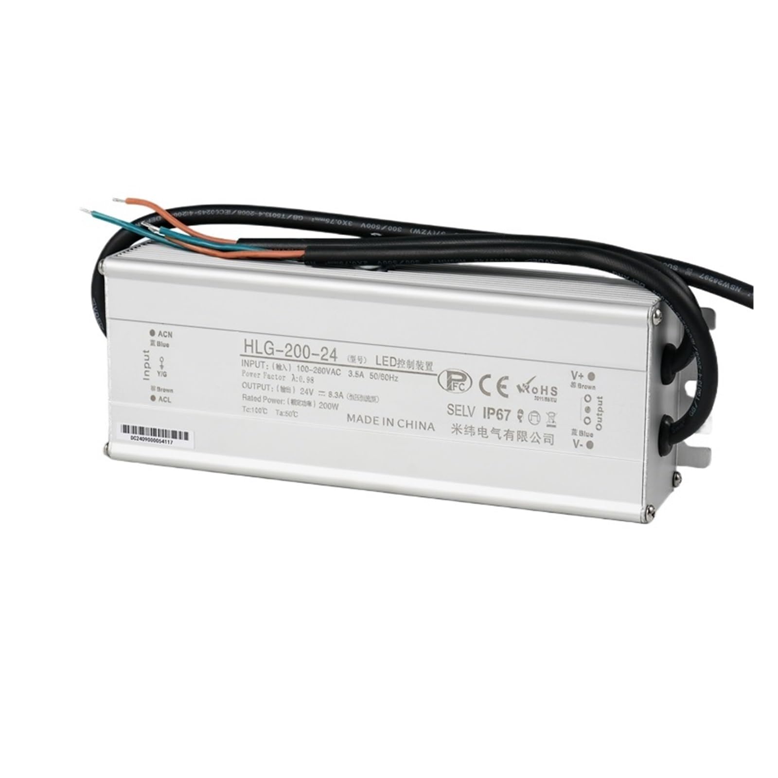 JJKKOZVQF 120W-600W Switching Power Supply 100-260VAC AC-DC 12V 24V 36V 48V(24V,400W)