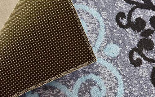 Insun Moderner Teppich Runder Orientteppich für Wohnzimmer oder Schlafzimmer Anti Rutsch Abwaschbarer Stil 3 Durchmesser… – Bild 6