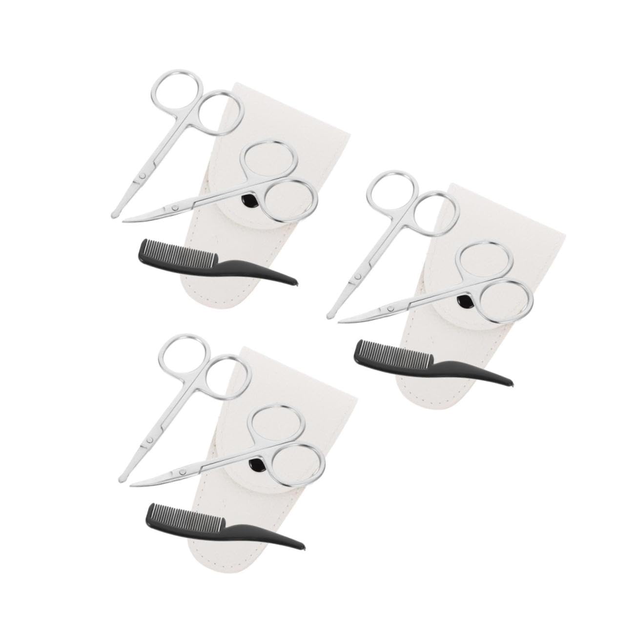 Baluue 12stücke Teiliges Bartpflege Set Mit Nasenhaarschneider Und Kamm Präzise Barttrimmwerkzeuge Für Für Zu Hause Salon