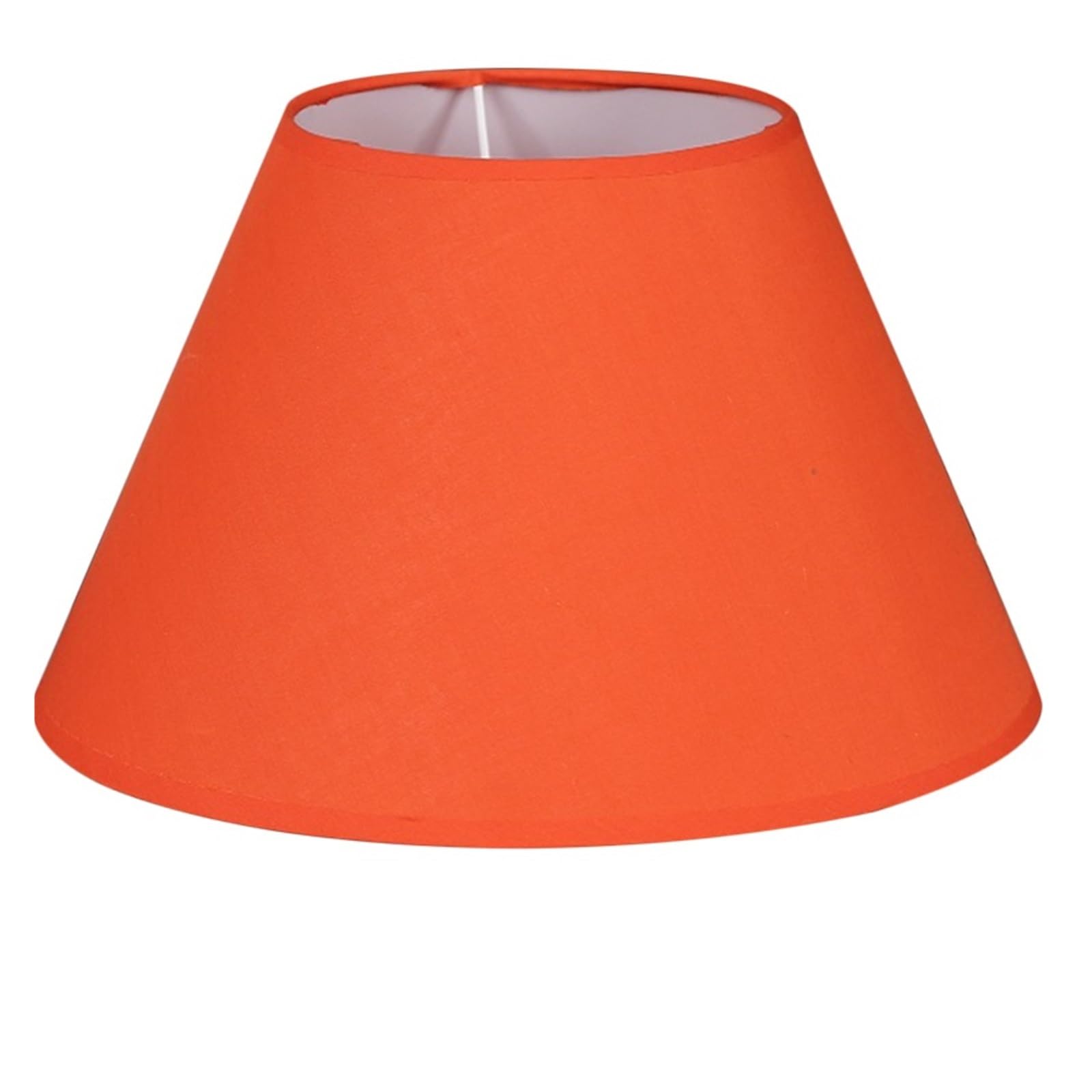 HKYBCF Lamp Shade Wall Lamp Simple Desk Shade Candlesticks Decor Chandelier Decoration 2300X2300X1700CM Cloth Lampshade for Bedroom(Orange)