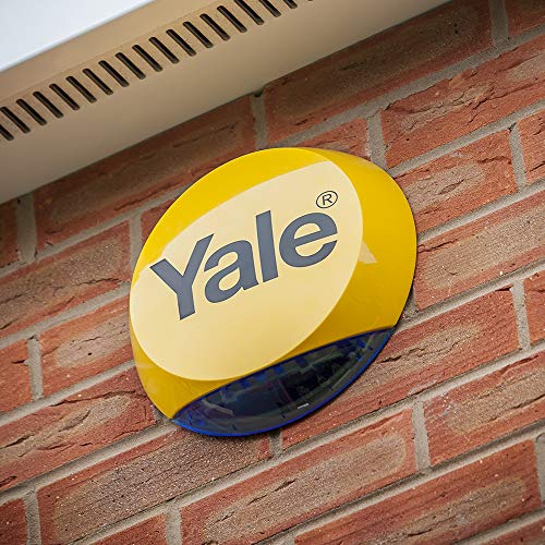 Yale HSA Essentials Alarm Kit, Battery Powered, 5 Piece Kit, Self Monitored, No Contract, Wireless, PIR Movement Sensors, Door/Window Sensor External Siren, Keypad No Monitoring Fee